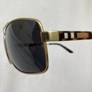 Burberry Men Sunglasses B 3074 1167/83 Aviator Gold Frame